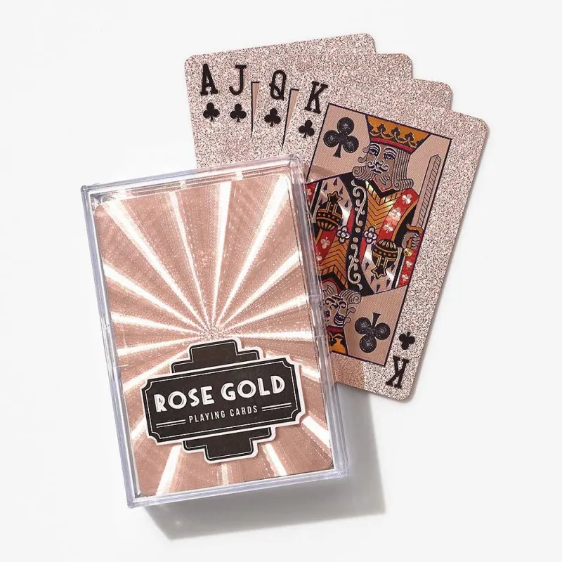 Rose Gold Playing Cards sold by Paper Source
