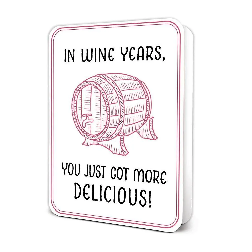 Wine Years Birthday Card sold by Paper Source