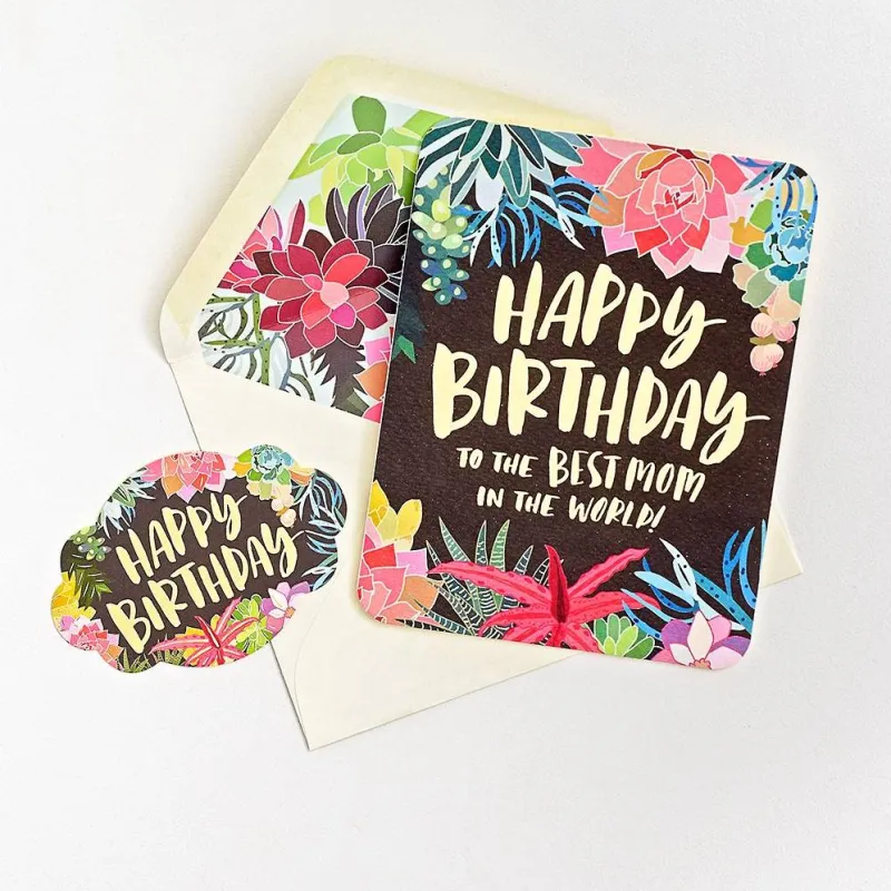 Best Mom Birthday Card made by Paper Source