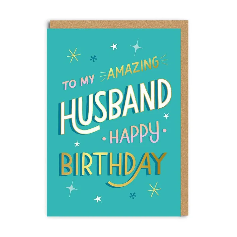 To My Amazing Husband Birthday Card made by Paper Source