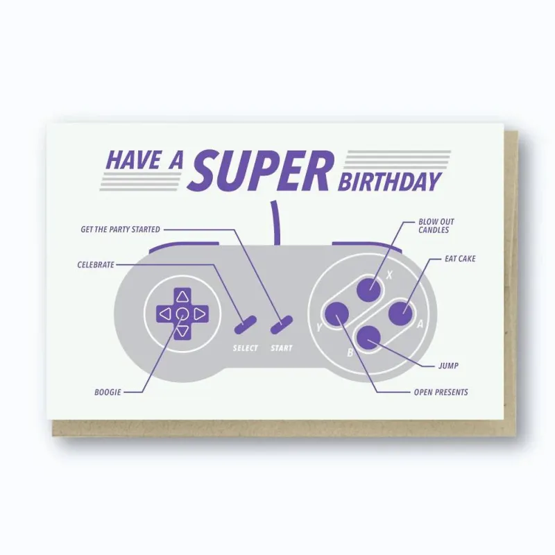 Super Birthday Card made by Paper Source