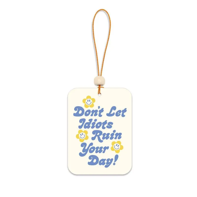 Don't Let It Ruin Your Day Car Air Freshener made by Paper Source