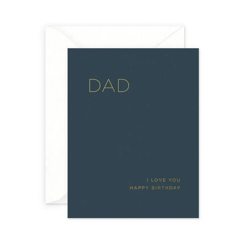 Dad I Love You Birthday Card made by Paper Source