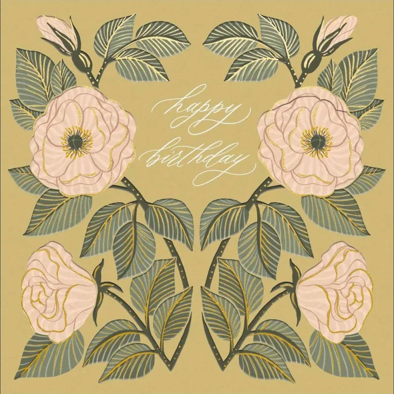 Floral Sublime Birthday Card sold by Paper Source