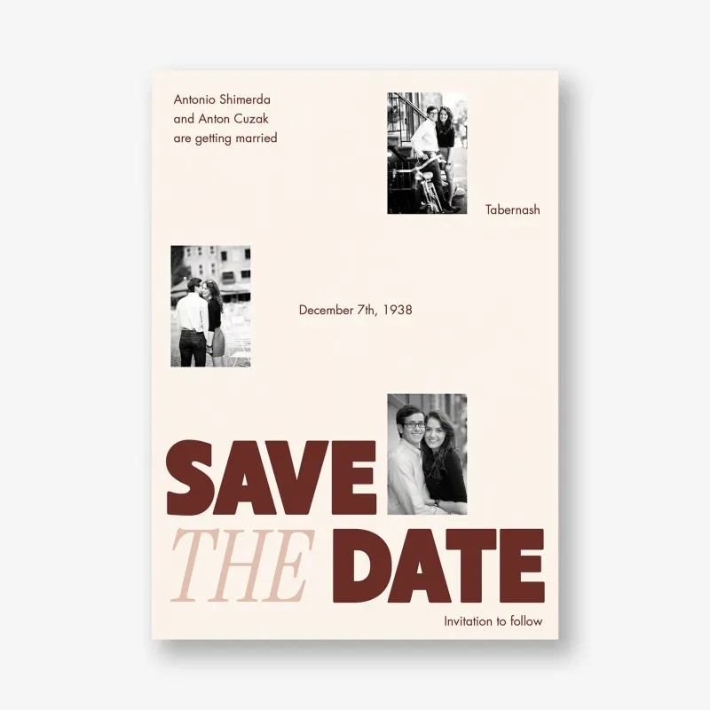 Gallery Notes Photo Save the Date made by Paper Source