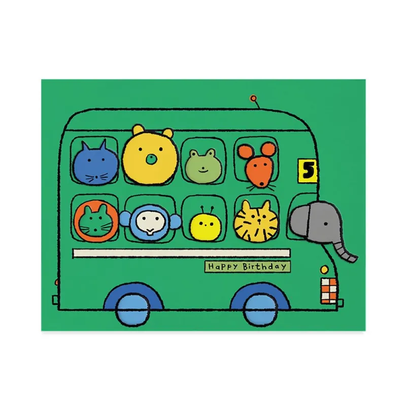 Birthday Bus Birthday Card sold by Paper Source