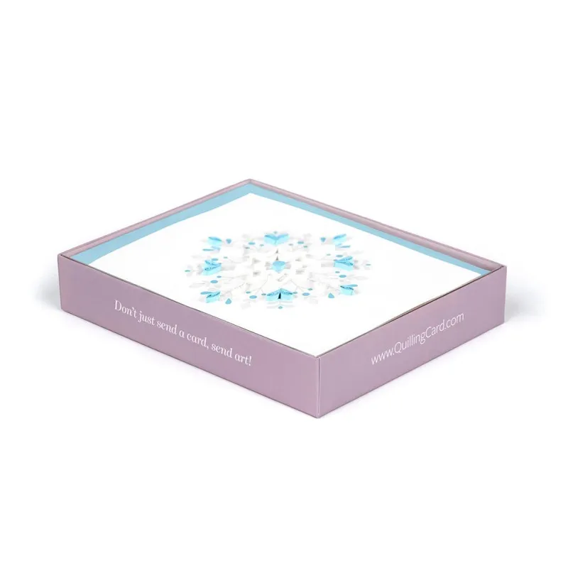 Quilling Winter Snowflake Stationery Set made by Paper Source