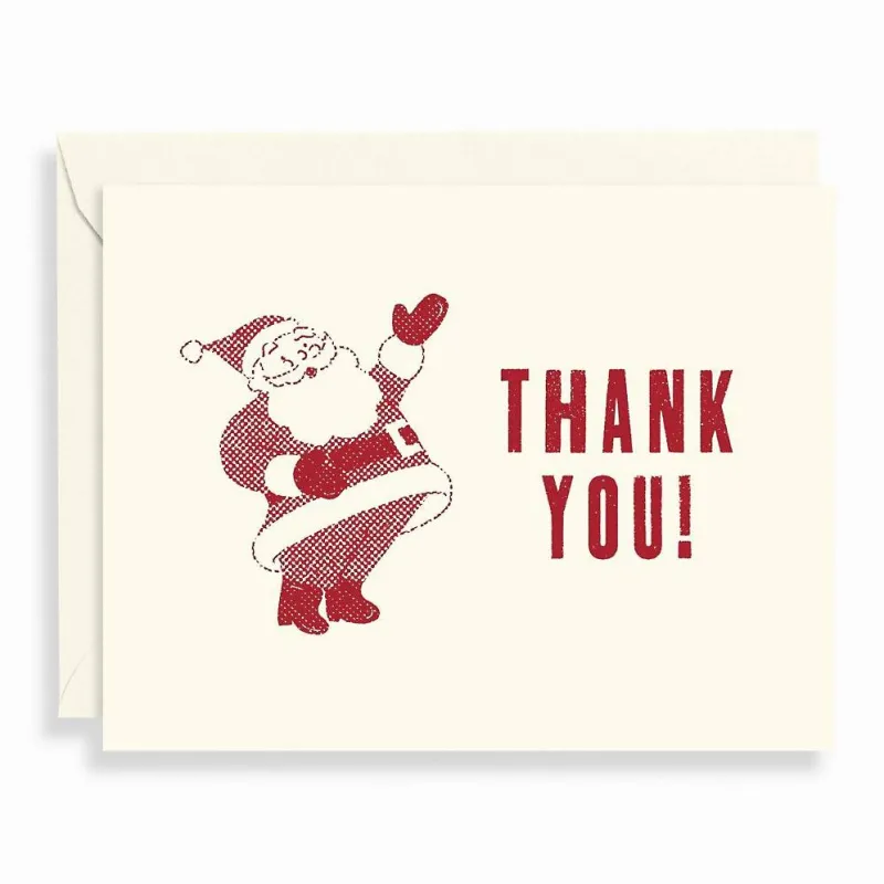 Christmas Santa Thank You Stationery Set made by Paper Source