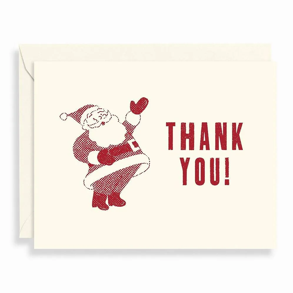 Christmas Santa Thank You Stationery Set sold by Paper Source