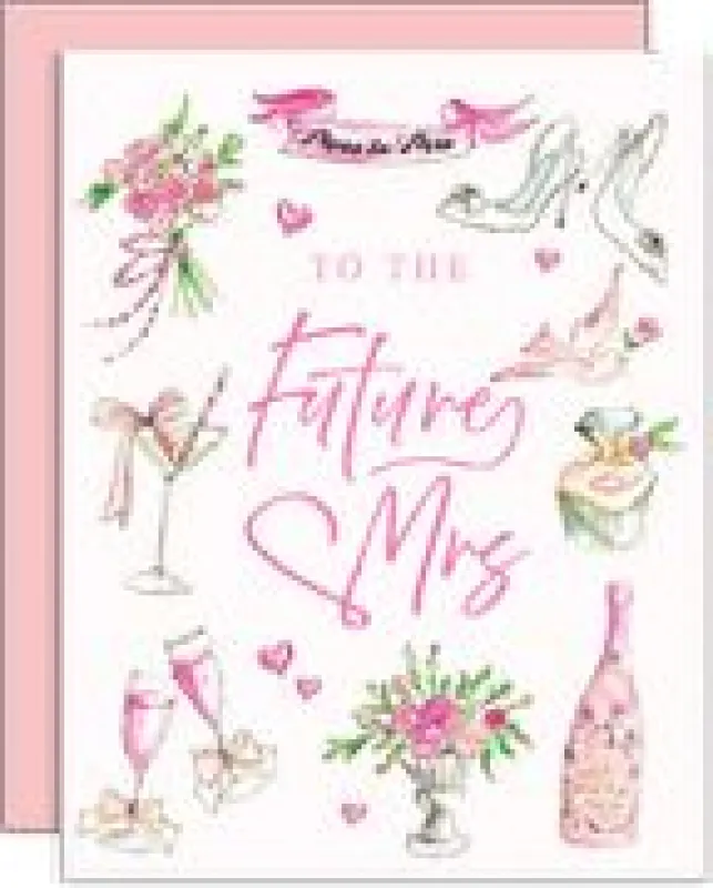 To the Future Mrs. Bridal Icons Engagement Card made by Paper Source