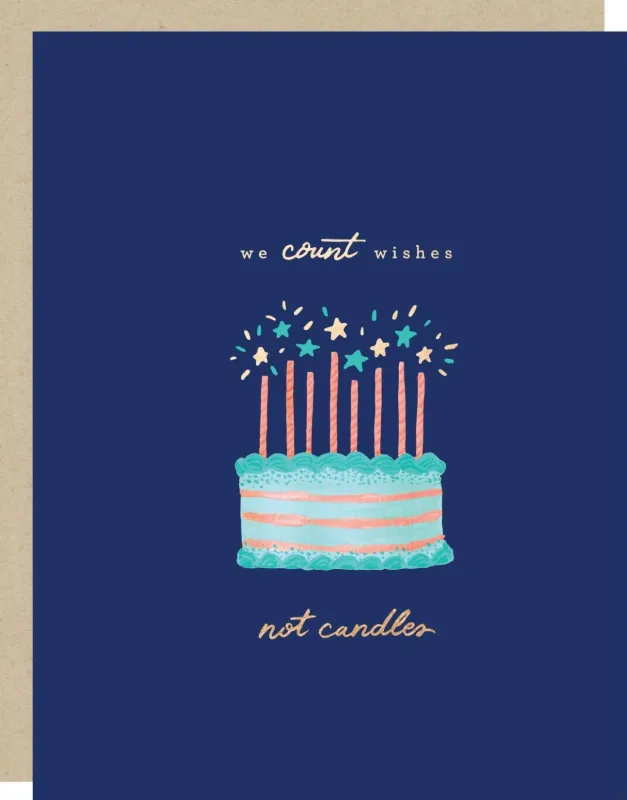 We Count Wishes Birthday Card made by Paper Source