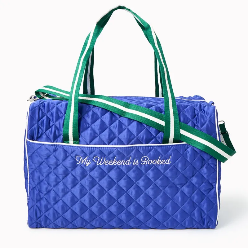 Weekend is Booked Overnight Bag made by Paper Source