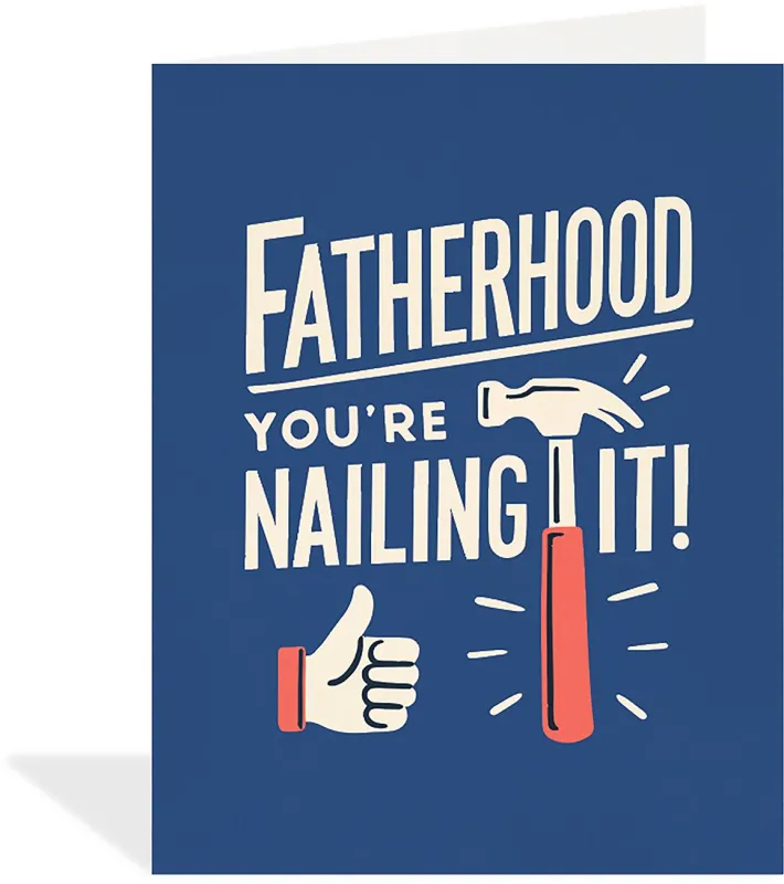 Nailing It Father's Day Card made by Paper Source