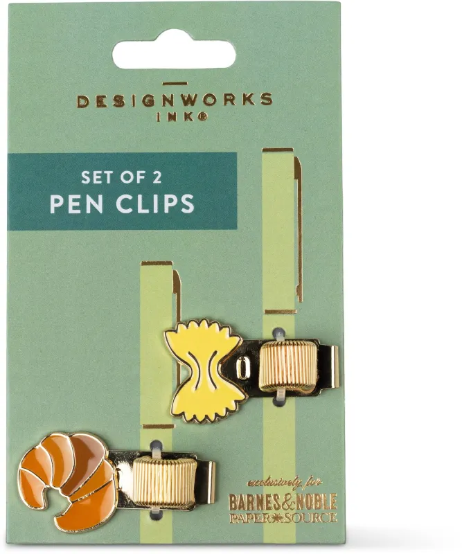 Bread Pen Clips S/2 made by DesignWorks Ink