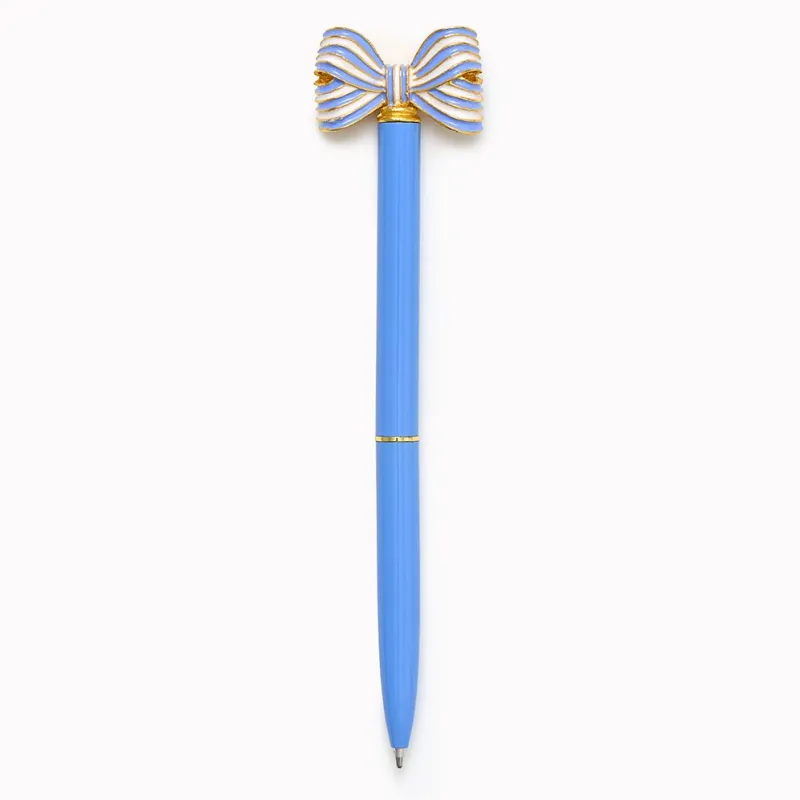 Decorative Periwinkle Bow Pen made by Paper Source
