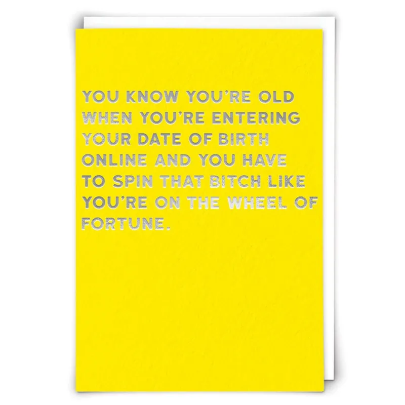 Wheel Of Fortune Birthday Card made by Paper Source