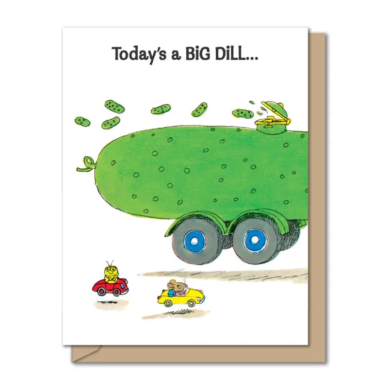 Big Dill Tri Fold Birthday Card made by Paper Source