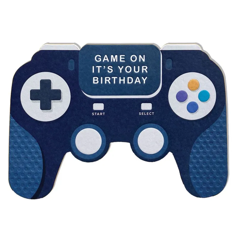Gaming Controller Birthday Card made by Paper Source