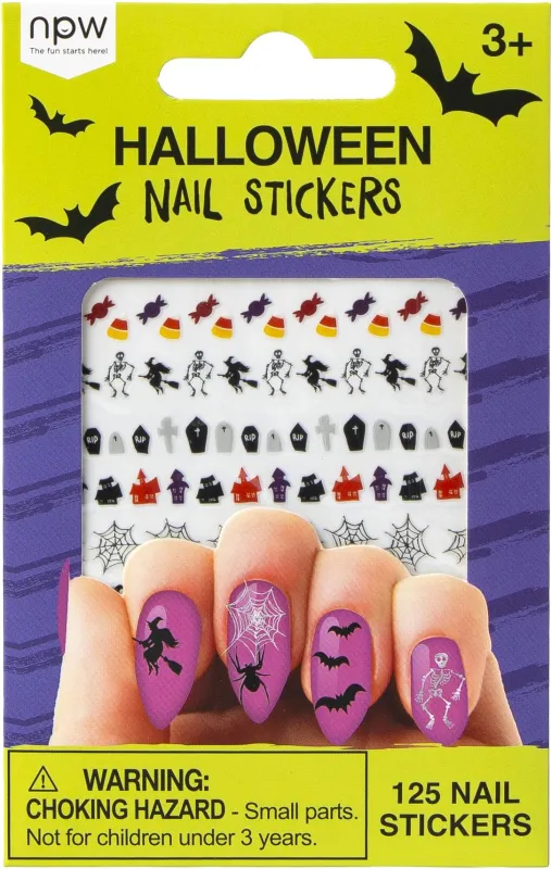 Halloween 26' Bat Nail Stickers made by Paper Source