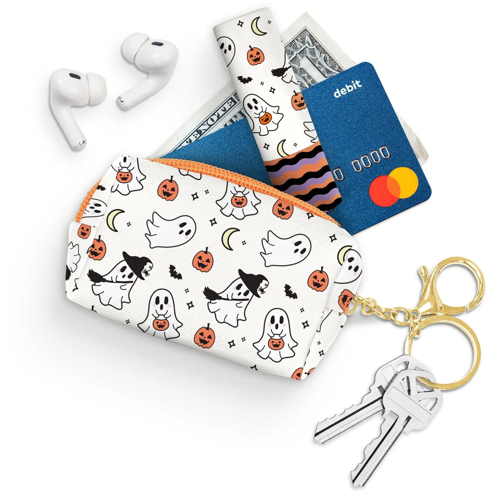 Spellbinding Halloween Key Chain Pouch sold by Paper Source product image thumbnail 3