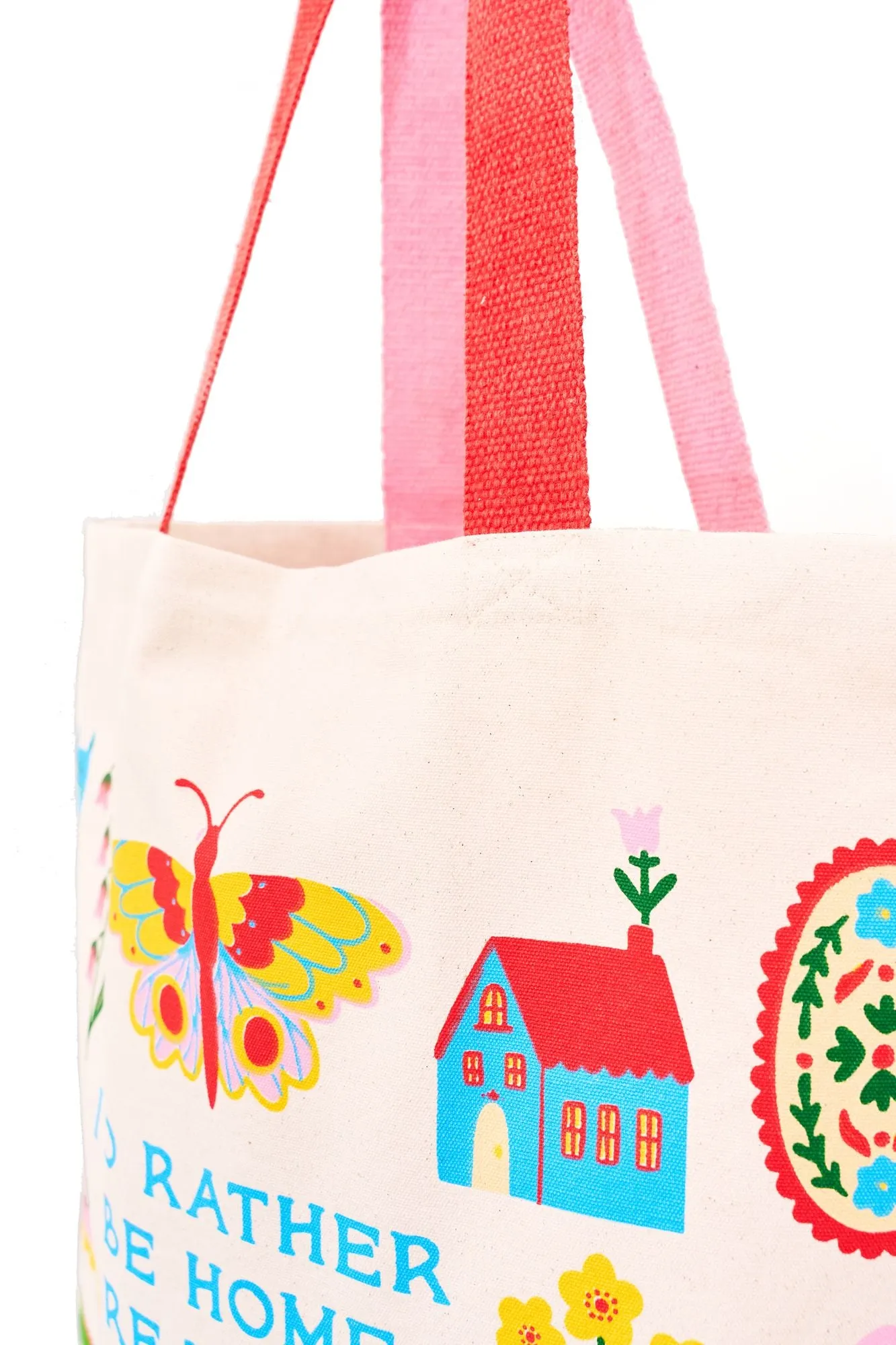 I'd Rather Be Home Reading Tote sold by Paper Source product image thumbnail 3