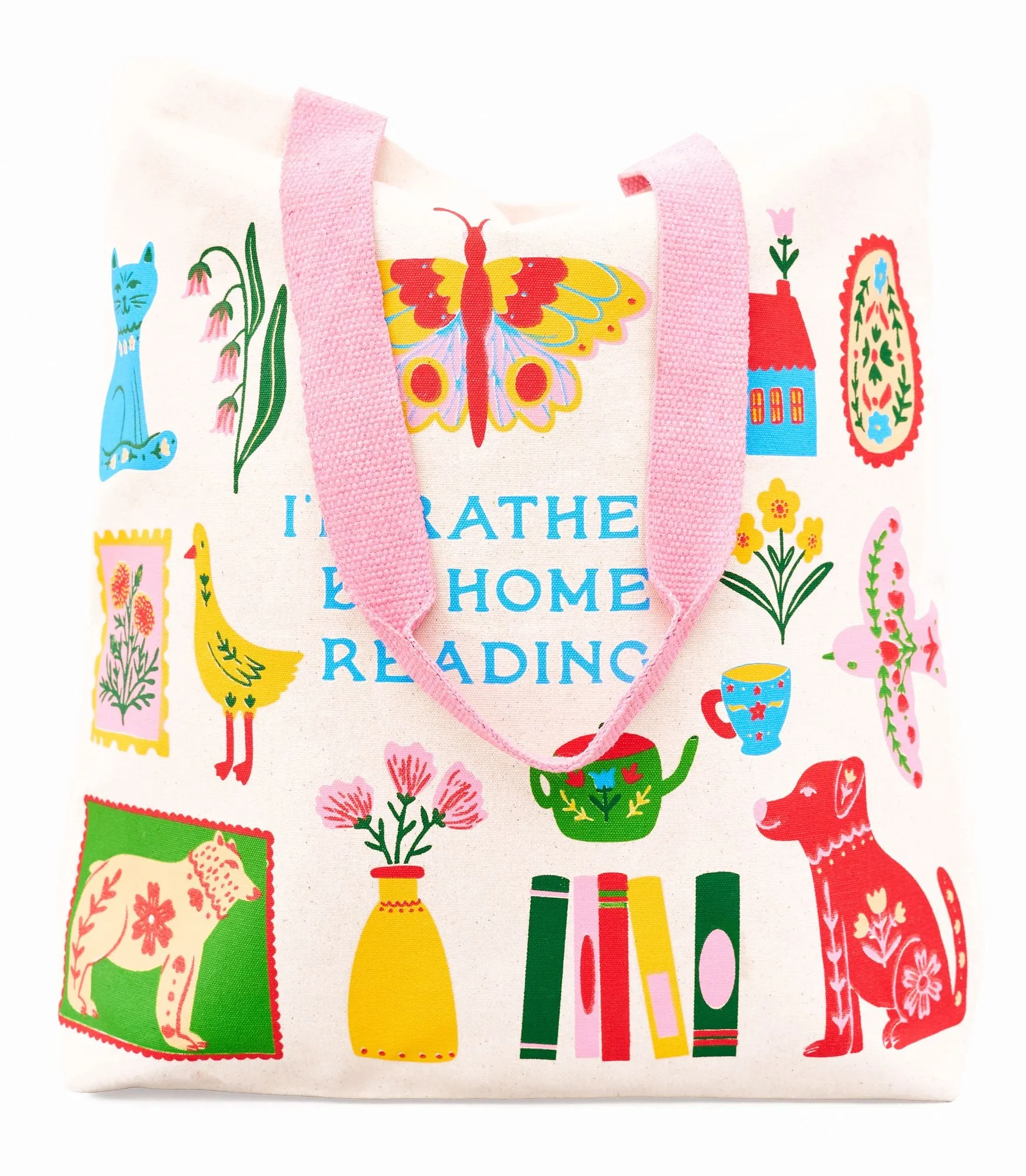 I'd Rather Be Home Reading Tote sold by Paper Source product image thumbnail 2