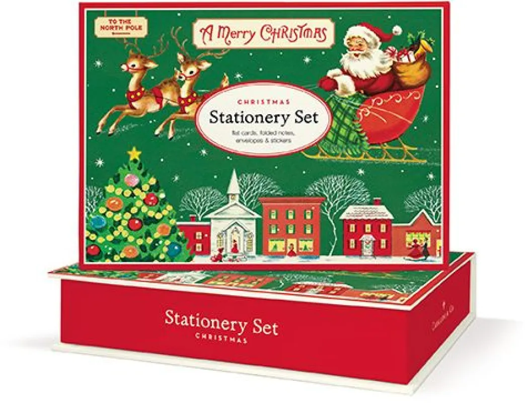 Assorted Christmas Cavallini Stationery Set made by Paper Source