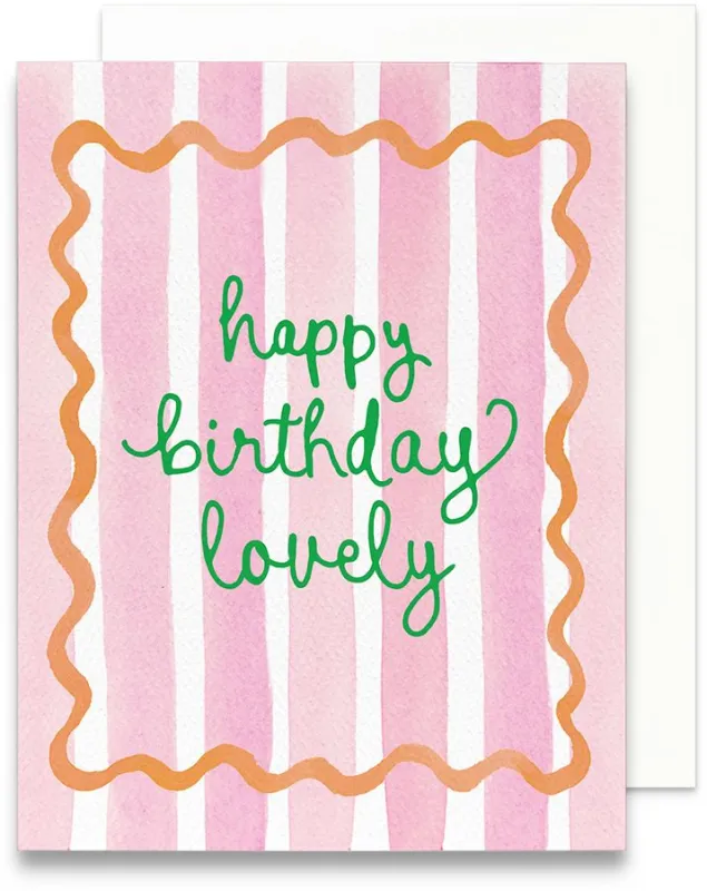 Happy Birthday Lovely Birthday Card made by Paper Source