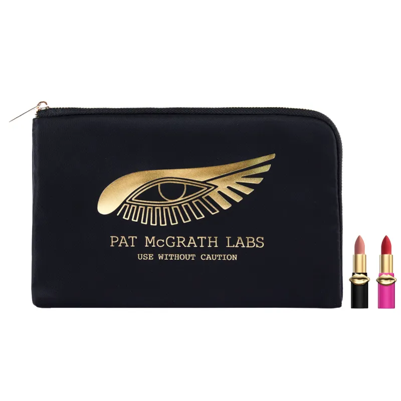 Classic Makeup Bag & Mini Matte Lip Duo sold by Pat McGrath