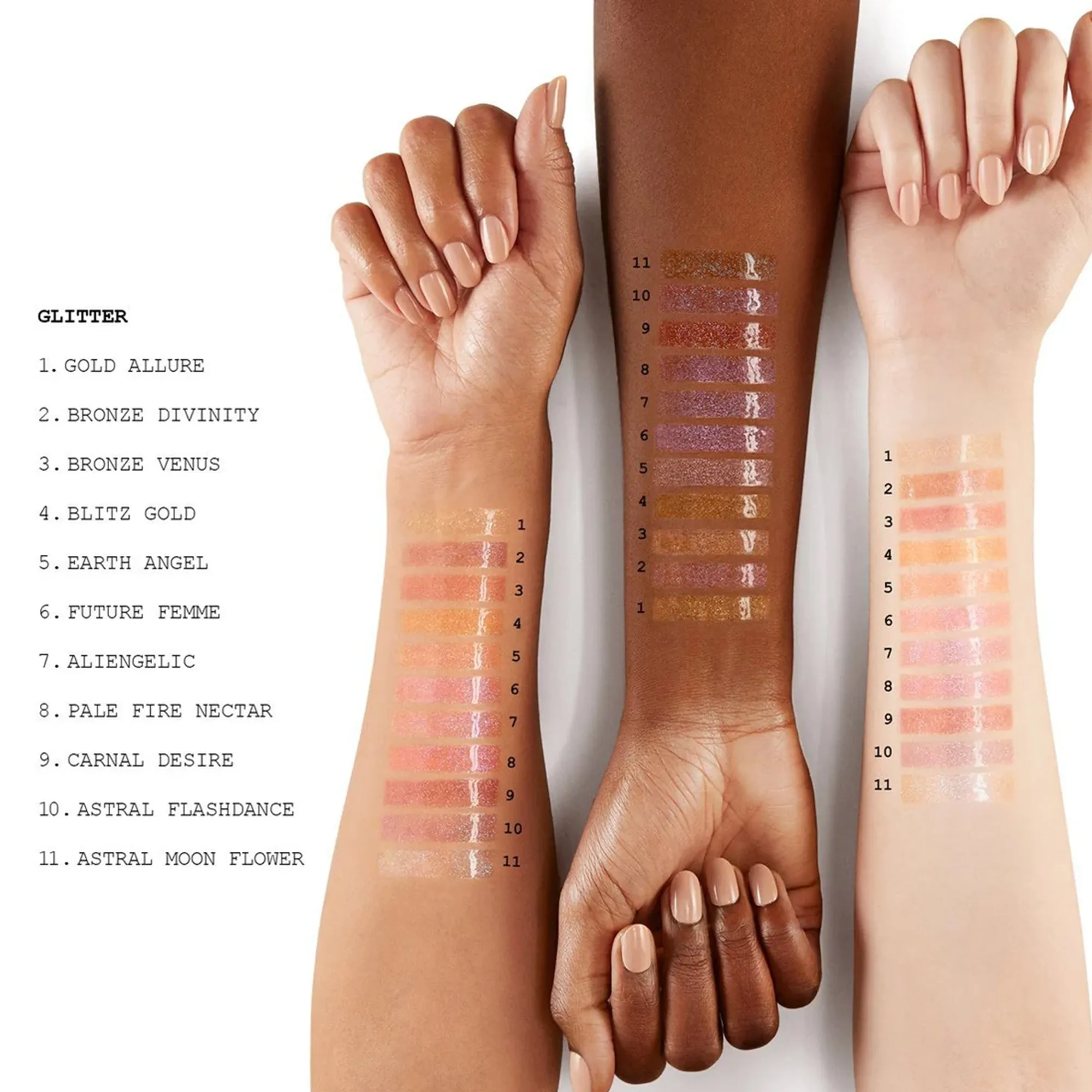 Gold 001 Eyes and Lips: Gold 001, LUST: Gloss in Blitz Gold sold by Pat McGrath product image thumbnail 3