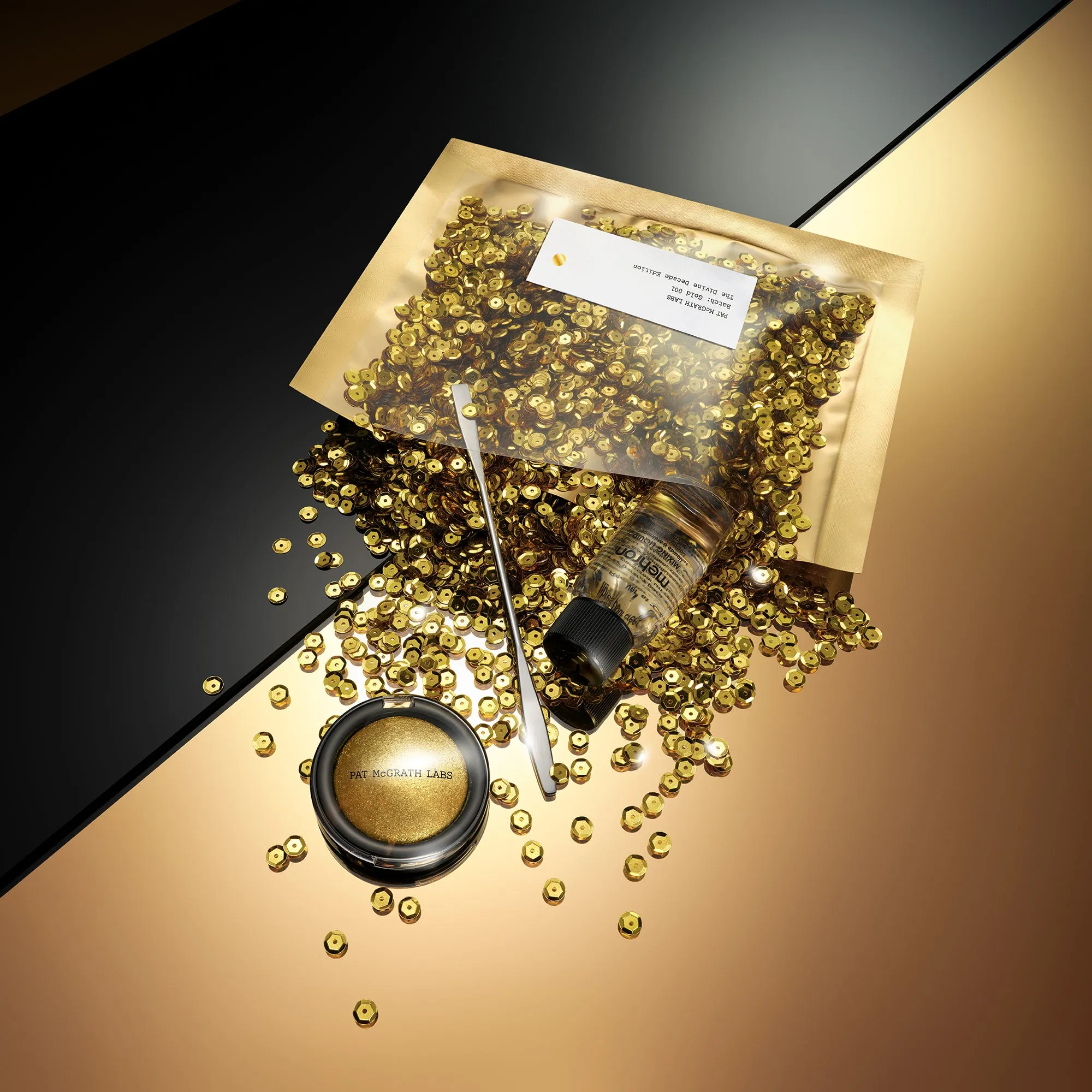 Gold 001 Iconic Eyes: Gold 001, Dark Star Mascara, and PermaGel Eyeliner sold by Pat McGrath product image thumbnail 3