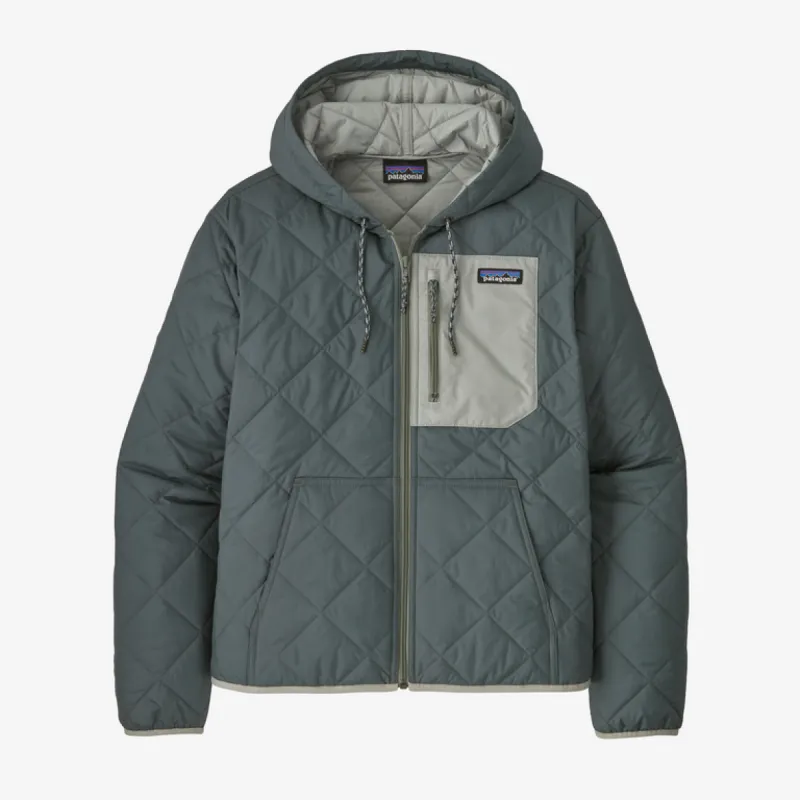 W's Diamond Quilted Bomber Hoody made by Patagonia