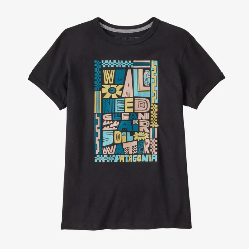 W's We All Need Ringer Responsibili-Tee® sold by Patagonia