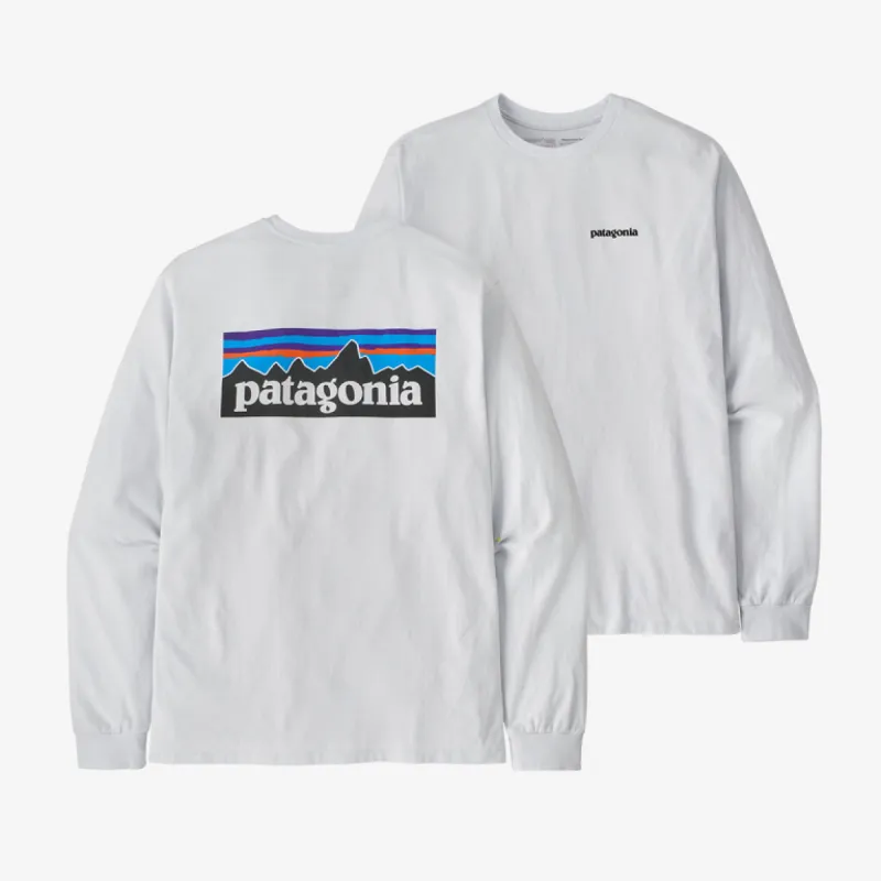M's Long-Sleeved P-6 Logo Responsibili-Tee® sold by Patagonia