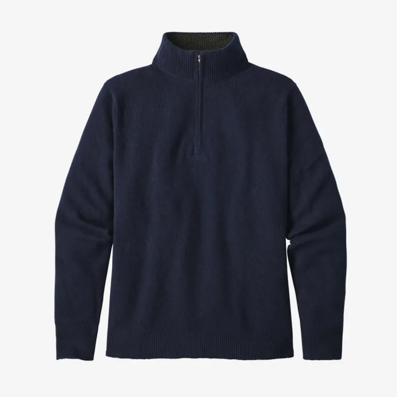 M's Recycled Cashmere 1/4-Zip Sweater sold by Patagonia
