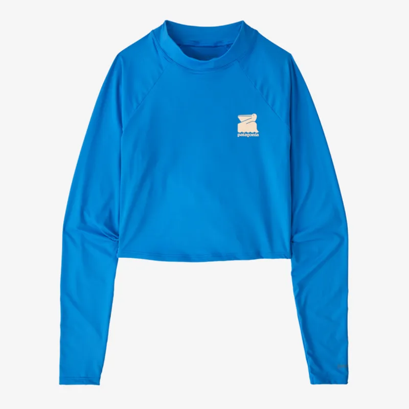 W's Swell Seeker Cropped Rashguard sold by Patagonia