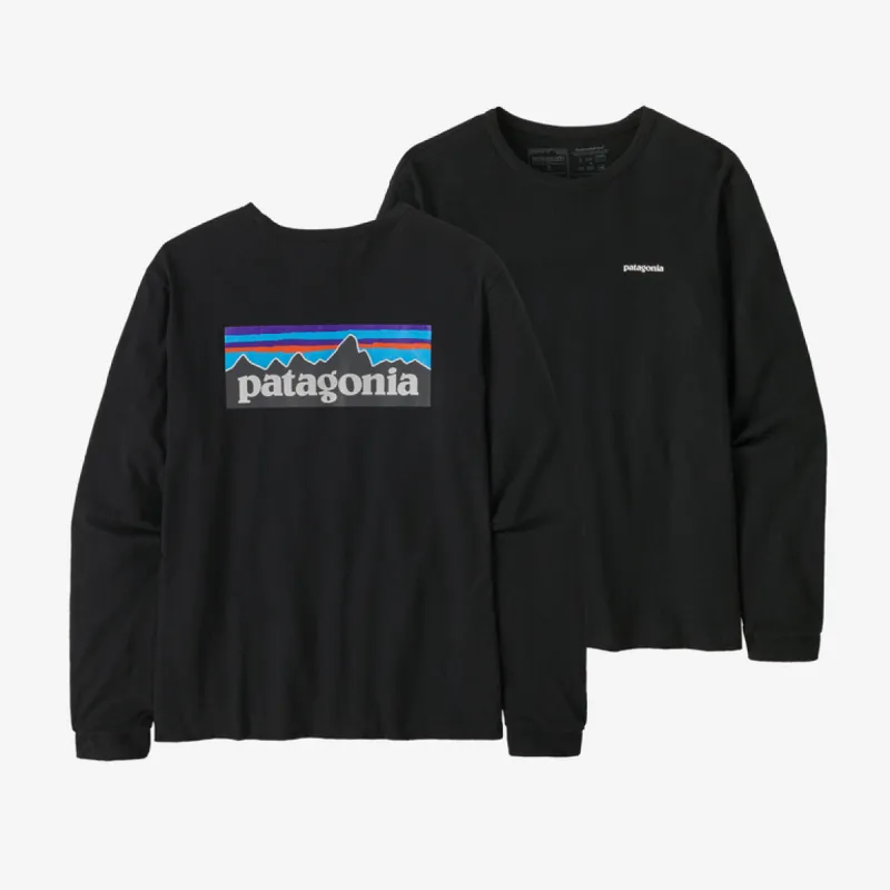 W's Long-Sleeved P-6 Logo Responsibili-Tee® sold by Patagonia