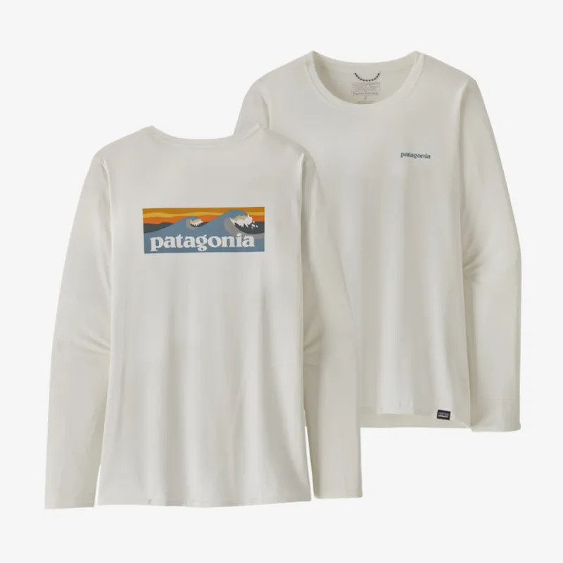W's Long-Sleeved Capilene® Cool Daily Graphic Shirt - Waters sold by Patagonia