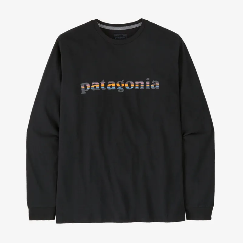 M's Long-Sleeved '73 Text Logo Responsibili-Tee® sold by Patagonia