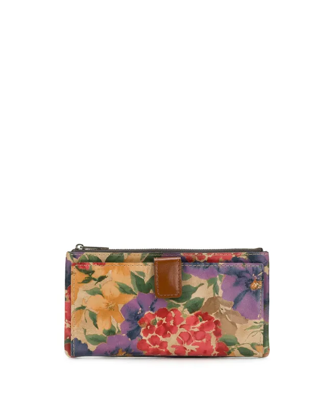 Naxos Wallet - French Hydrangeas sold by Patricia Nash