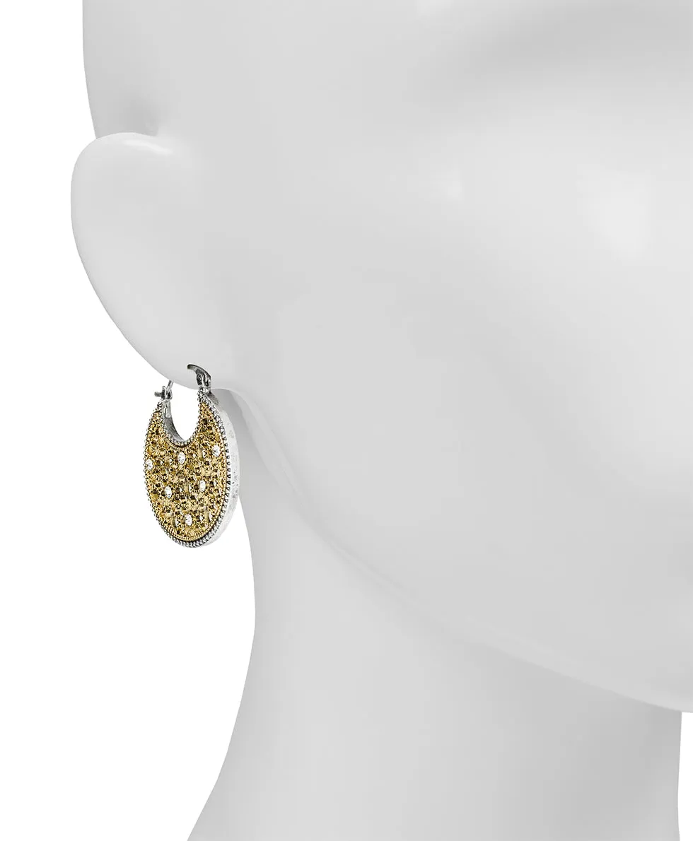 Hoop Earrings - Filigree sold by Patricia Nash product image thumbnail 2