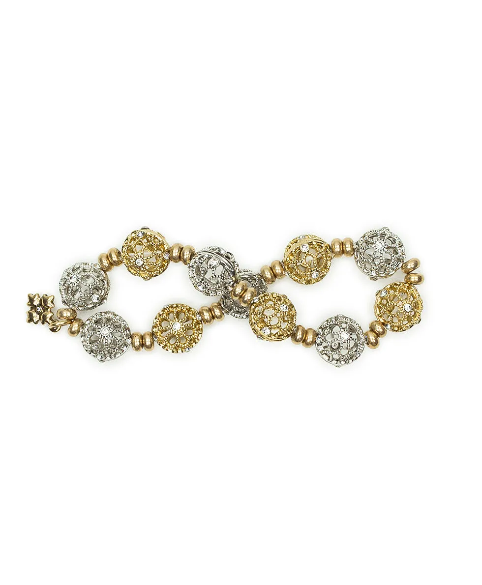 Beaded Stretch Bracelet - Filigree sold by Patricia Nash product image thumbnail 2