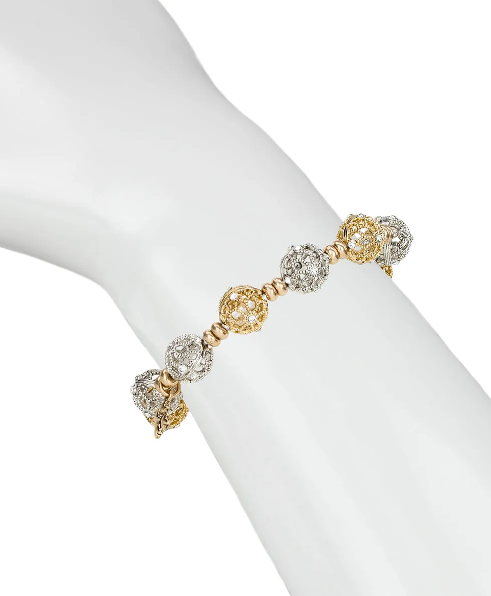 Beaded Stretch Bracelet - Filigree sold by Patricia Nash product image thumbnail 3