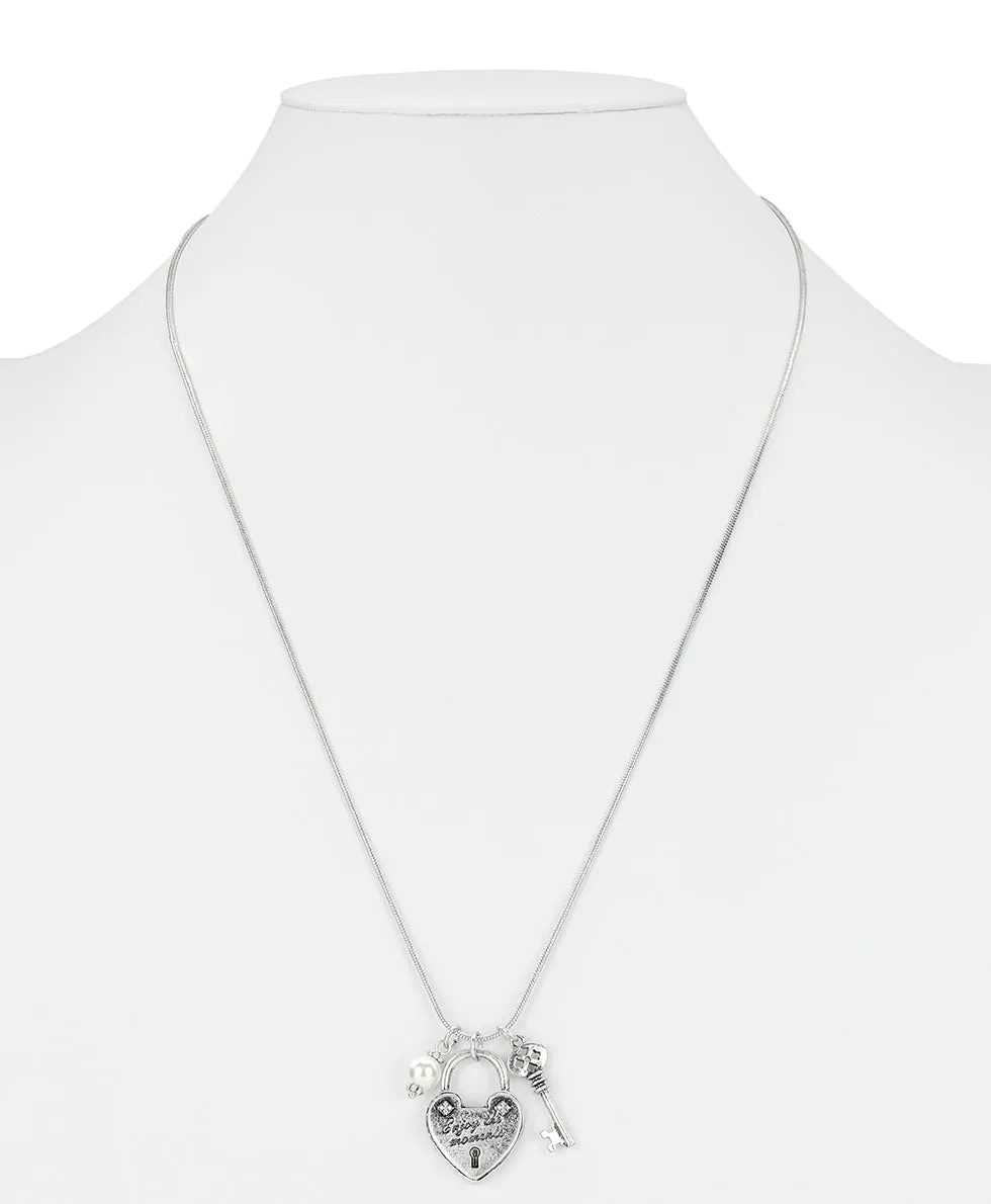 Adjustable Charm Necklace - Lock and Key Collection sold by Patricia Nash product image thumbnail 2