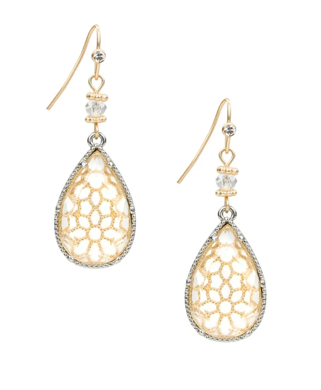 Small Tear Drop Earrings - Filigree Collection sold by Patricia Nash