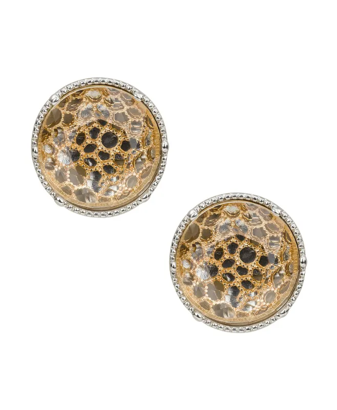 Button Post Earrings - Filigree Collection made by Patricia Nash