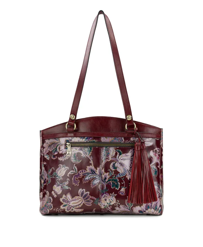 Poppy Tote - European Floral Tapestry sold by Patricia Nash