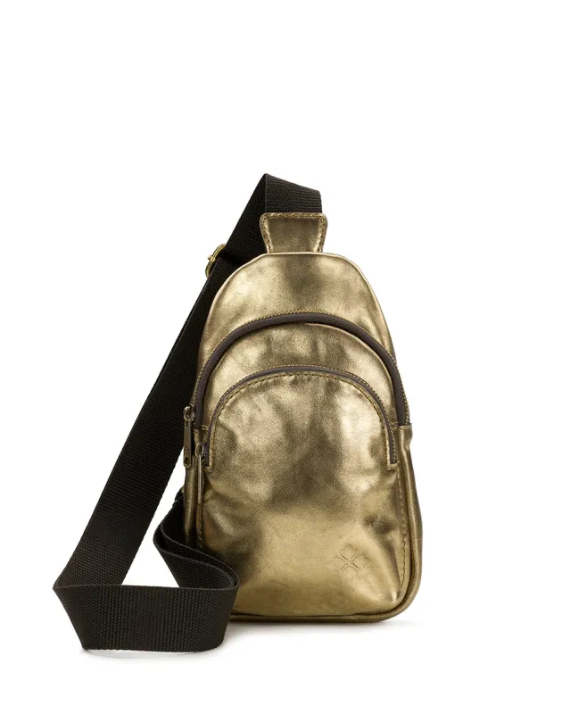 Louetta Sling - Vintage Distressed Metallic sold by Patricia Nash