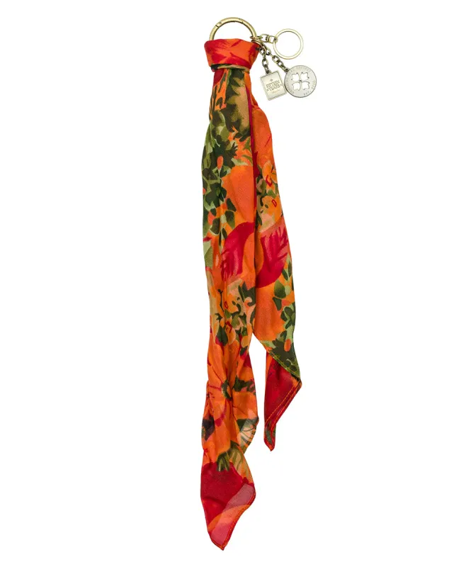 Scarf Bag Charm - Multi Print sold by Patricia Nash