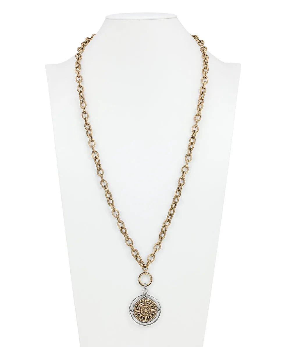 Compass Convertible Necklace - World Traveler sold by Patricia Nash product image thumbnail 5